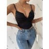 Top na ramínka letní dámský (S/M ONE SIZE) ITALSKÁ MÓDA IMM23M23865/DU (Velikost S/M/L, Barva bílá)