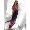 Šaty dlouhé letní icecool bez rukávu dámské (M/L, XL/XXL) AINUOSI  ITALSKÁ MODA IMB239962/DU (Velikost M/L, Barva červená)