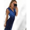 Šaty dlouhé letní icecool bez rukávu dámské (M/L, XL/XXL) AINUOSI  ITALSKÁ MODA IMB239962/DU (Velikost M/L, Barva červená)