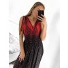 Šaty dlouhé letní icecool bez rukávu dámské (M/L, XL/XXL) AINUOSI  ITALSKÁ MODA IMB239962/DU (Velikost M/L, Barva červená)