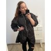Bunda šusťáková s kapucí dámská nadrozměr (2XL/3XL ONE SIZE) ITALSKá MóDA IM423049A/DUR
