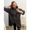 Bunda šusťáková s kapucí dámská nadrozměr (2XL/3XL ONE SIZE) ITALSKá MóDA IM423049A/DUR