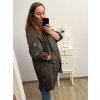 Bunda šusťáková s kapucí dámská nadrozměr (2XL/3XL ONE SIZE) ITALSKá MóDA IM423049A/DUR