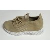 Botasky tenisky dámské (36-41) WSHOES HQ01-4 (Velikost 36, Barva tmavě béžová)