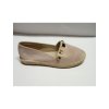 Espadrilky polobotky módní dámské  (37-41) OBUV 5646B (Velikost 36, Barva tmavě béžová)
