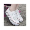 Tenisky na platformě dámské (36-41) WSHOES OBUV OB219245 (Velikost 36, Barva bílá)
