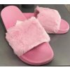 Pantofle s kožíškem dámské (36-41) OBUV OB118GC1524/DR