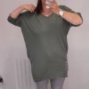Šaty oversize krátký rukáv dámské (SM/L ONE SIZE) ITALSKÁ MÓDA IMD21956/DR (Velikost S/M/L, Barva Černá)