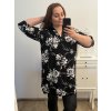 Šaty/tunika košilová s páskem dlouhý rukáv dámské (S/M/L/XL/2XL/3XL ONE SIZE) ITALSKá MóDA IM322298/DU