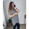 Šaty/tunika košilová s páskem dlouhý rukáv dámské (S/M/L/XL/2XL/3XL ONE SIZE) ITALSKá MóDA IM322298/DU
