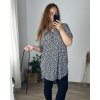 Šaty/tunika košilová s páskem dlouhý rukáv dámské (S/M/L/XL/2XL/3XL ONE SIZE) ITALSKá MóDA IM322298/DU