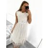 Šaty elegantní tylové s krajkou bez rukávů dámské (S/M ONE SIZE) ITALSKÁ MÓDA IMM239662/DU