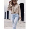Košile dlouhý rukáv dámská (S/M ONE SIZE) ITALSKÁ MÓDA IMWGS223320/DU (Velikost S/M/L, Barva tmavě červená)