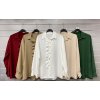 Košile dlouhý rukáv dámská (S/M ONE SIZE) ITALSKÁ MÓDA IMWGS223320/DU (Velikost S/M/L, Barva tmavě červená)