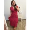 Šaty dlouhé elegantní icecool bez rukávu dámské (M/L, XL/XXL) AINUOSI  ITALSKÁ MODA IMB237793DU (Velikost XL/2XL, Barva modrá královská)
