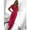 Šaty dlouhé elegantní icecool bez rukávu dámské (M/L, XL/XXL) AINUOSI  ITALSKÁ MODA IMB237793DU (Velikost XL/2XL, Barva modrá královská)