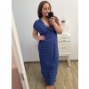Šaty dlouhé elegantní icecool bez rukávu dámské (M/L, XL/XXL) AINUOSI  ITALSKÁ MODA IMB237793DU (Velikost XL/2XL, Barva modrá královská)