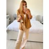 Sako dlouhý rukáv dámské (S/M ONE SIZE) ITALSKÁ MÓDA IMPLP2370040095/DU (Velikost S/M/L, Barva bílá)