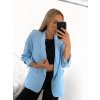 Sako dlouhý rukáv dámské (S/M ONE SIZE) ITALSKÁ MÓDA IMPLP2370040095/DU (Velikost S/M/L, Barva bílá)