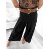 Kalhoty dlouhé s páskem dámské (S/M ONE SIZE) ITALSKÁ MÓDA IMPGM232378/DU