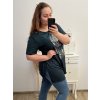 Tričko/tunika krátký rukáv dámská nadrozměr (2XL/3XL/4XLONE SIZE) ITALSKá MóDA IM423WUDU/DU