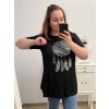 Tričko/tunika krátký rukáv dámská nadrozměr (2XL/3XL/4XLONE SIZE) ITALSKá MóDA IM423WUDU/DU