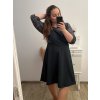 Elegantní šaty 3/4 rukáv dámské nadrozměr (XL/2XL/3XL ONE SIZE) ITALSKá MóDA IM423PALERMO/DUR