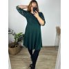 Elegantní šaty 3/4 rukáv dámské nadrozměr (XL/2XL/3XL ONE SIZE) ITALSKá MóDA IM423PALERMO/DUR