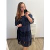 Šaty letní krajkové krátký rukáv dámské (3XL/4XL/5XL ONE SIZE) ITALSKÁ MÓDA IM423TRENTO/DU (Velikost 4XL/5XL, Barva zelená mintova)