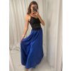 Sukně dlouhá satenová dámská (S/M ONE SIZE) ITALSKÁ MÓDA IMM23HG2507/DU