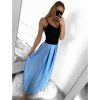 Sukně dlouhá satenová dámská (S/M ONE SIZE) ITALSKÁ MÓDA IMM23HG2507/DU