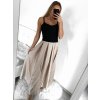 Sukně dlouhá satenová dámská (S/M ONE SIZE) ITALSKÁ MÓDA IMM23HG2507/DU