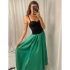 Sukně dlouhá satenová dámská (S/M ONE SIZE) ITALSKÁ MÓDA IMM23HG2507/DU