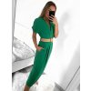 Šaty dlouhé letní s páskem krátký rukáv dámské (S/M ONE SIZE) ITALSKÁ MÓDA IMW235904/DU (Velikost S/M/L, Barva béžová)