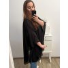 Tunika oversize krátký rukáv dámská nadrozměr (XL/2XL/3XL/4XL ONE SIZE) ITALSKÁ MÓDA IMBM23FATI/DU (Velikost 2XL/3XL, Barva bílá)