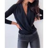 Body dlouhý rukáv dámské (S/M ONE SIZE) ITALSKá MODA IM923986/DU (Velikost S/M/L, Barva bílá)