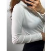 Body dlouhý rukáv dámské (S/M ONE SIZE) ITALSKá MODA IM923986/DU (Velikost S/M/L, Barva bílá)