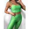Souprava sportovní top a legíny dlouhé dámská (S/M ONE SIZE) ITALSKÁ MÓDA IMPLP2372755/DU
