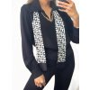 Tunika/halenka košilová dlouhý rukáv dámská (S/M ONE SIZE) ITALSKÁ MÓDA IMPGM2323110/DU (Velikost S/M/L, Barva bílá)