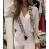 Tunika/halenka košilová dlouhý rukáv dámská (S/M ONE SIZE) ITALSKÁ MÓDA IMPGM2323110/DU (Velikost S/M/L, Barva bílá)