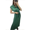 Šaty letní dlouhé košilové krátký rukáv dámské (S/M ONE SIZE) ITALSKÁ MÓDA IMM23U8991/DU (Velikost S/M/L, Barva růžová starorůžová)