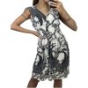 Šaty elegantní icecool bez rukávu dámské (M/L, XL/2XL) AINUOSI  ITALSKÁ MODA IMB237750/DU (Velikost M/L, Barva bílá)