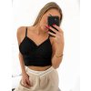 Top/croptop na ramínka dámský (S/M ONE SIZE) ITALSKÁ MÓDA IMPLP2326687065/DU