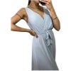 Šaty dlouhé společenské na ramínka dámské (S/M ONE SIZE) ITALSKÁ MÓDA IMM235602/DU