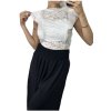 Body elegantní krajkové bez rukávů dámské (S/M ONE SIZE) ITALSKÁ MÓDA IMM23ZO2652/DU