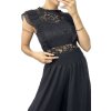Body elegantní krajkové bez rukávů dámské (S/M ONE SIZE) ITALSKÁ MÓDA IMM23ZO2652/DU (Velikost S/M/L, Barva béžová)