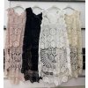 Přehoz tunika plážová letní krajková bez rukávu dámská (S/M ONE SIZE)  ITALSKá MóDA IMWC222863