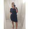 šaty oversize krátký rukáv dámská (XXL/5XL ONE SIZE) ITALSKá MóDA IM4211207/DR (Velikost 2XL-5XL, Barva Černá)