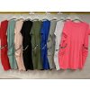 šaty oversize krátký rukáv dámská (XXL/5XL ONE SIZE) ITALSKá MóDA IM4211207/DR (Velikost 2XL-5XL, Barva Černá)