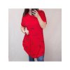 Tunika oversize krátký rukáv dámské (XL/2XL ONE SIZE) ITALSKÁ MÓDA IM422361/DR (Velikost XL/2XL, Barva Černá)